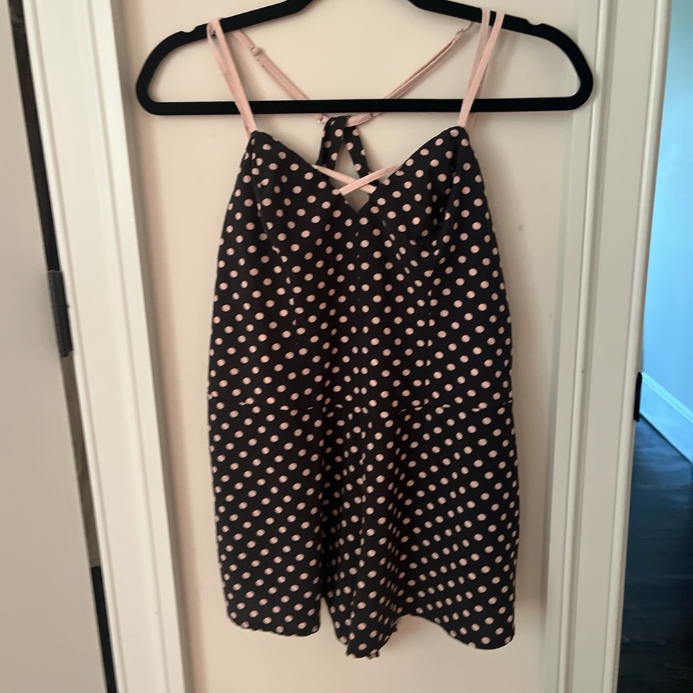 Betsey Johnson polka dot romper